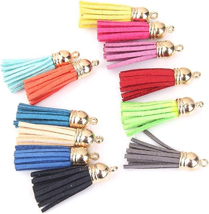 SNOOGG Tassel Charms Velvet Tassel Pendant Colourful Beads Tassels Bag Handbag Keyring Cell Phone Straps Jewellery Charms - Image 3