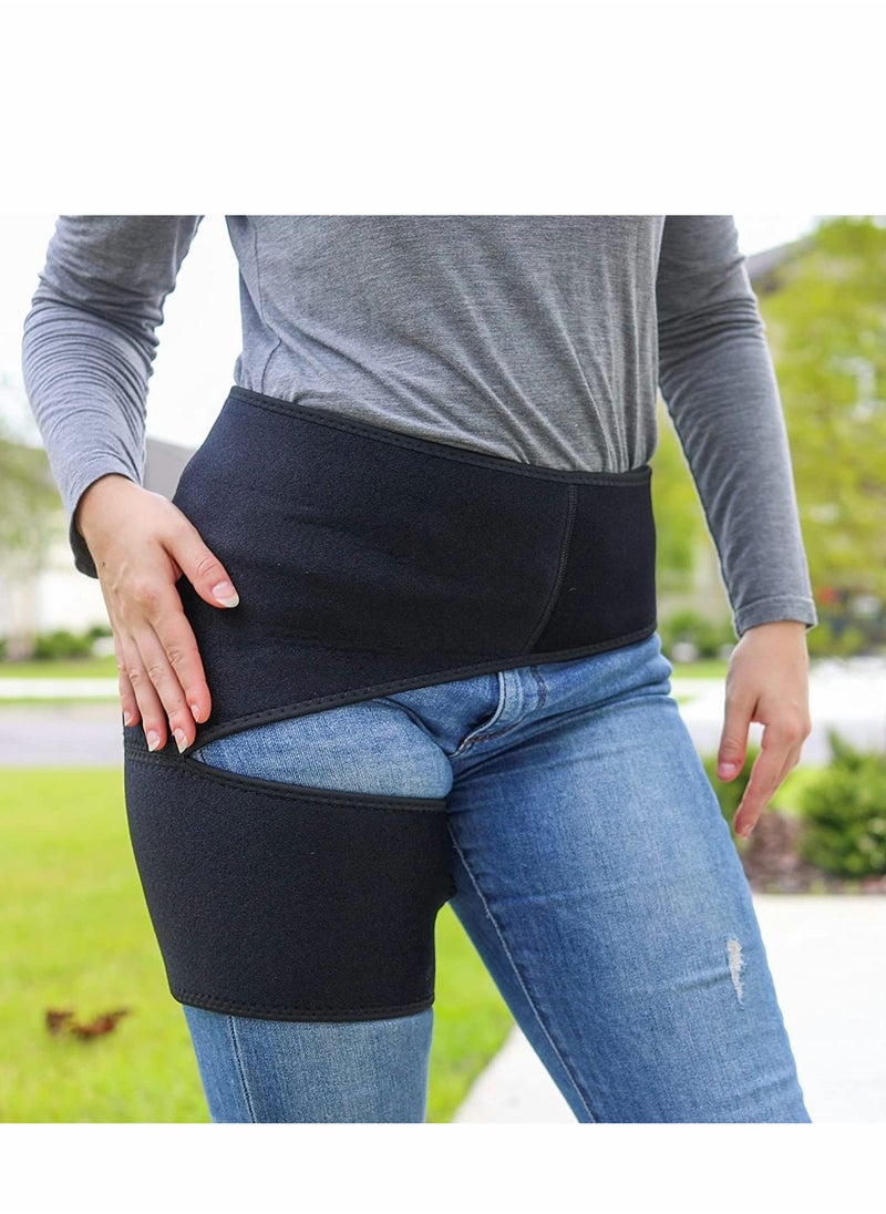 Generic - Thigh Support Brace for Pain Relief, Compression Wrap for Sciatica and Hamstring Support - Image 1