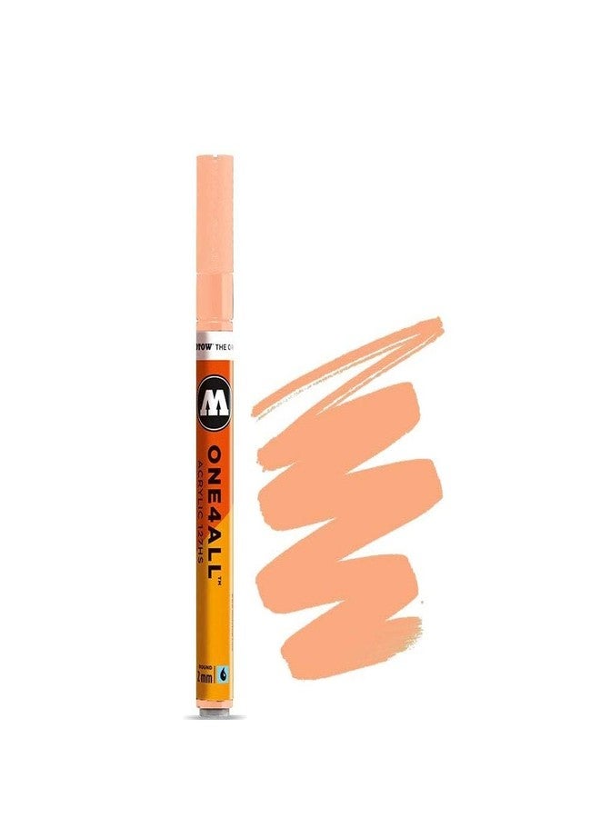 MOLOTOW ONE4ALL Acrylic Paint Marker, 2mm, Peach Pastel, 1 Each (127.214) - Image 1
