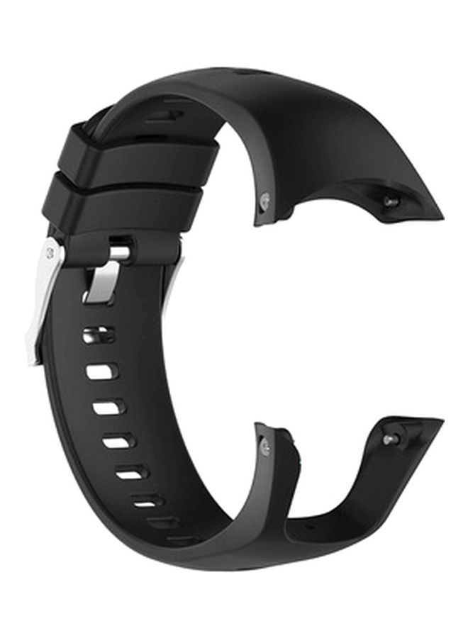 NIBEMINENT Replacement Wrist Strap For Suunto Trainer HR Black  - Image 1