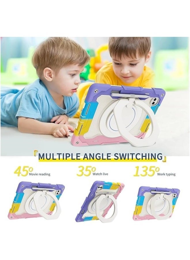 general Kids Case Compatible with Huawei MatePad Pro 13.2 inch 2023,360° Rotatable Handle Stand Case Three-in-one Shatter-Resistant Shell, Drop-Proof - Image 3