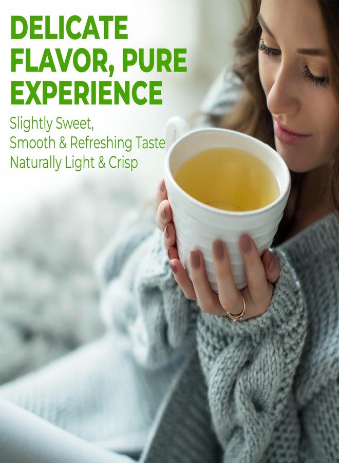 Fusion Select 100% Organic White Tea - Natural Herbal Infusion for Calmness, Relaxation, Wellness - Rich in Vitamins & Antioxidants - Zero Calories, Sugar, Fat - 100 Organic Premium White Tea Bags - Image 5