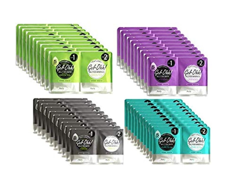 Avry Gel Ohh Spa Pedicure Footbath  Gel Oh  40PK Combo1  Combo Pack 10 of Each Fragrance  40 total