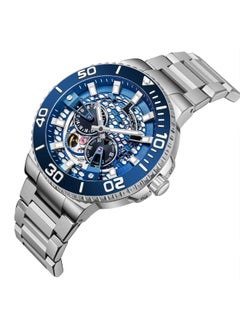 BEVERLY HILLS POLO CLUB BEVERLY HILLS POLO CLUB Men Automatic Multifunction Dark Blue Dial Watch - BP3702X.390  - Image 2