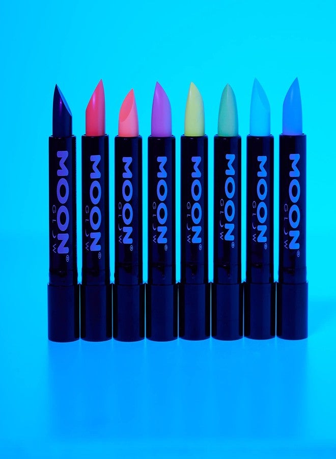 Moon Glow - Blacklight Neon UV Lipstick 0.16oz Pastel Set of 8 colors - Glows brightly under Blacklights/UV Lighting! - Image 4