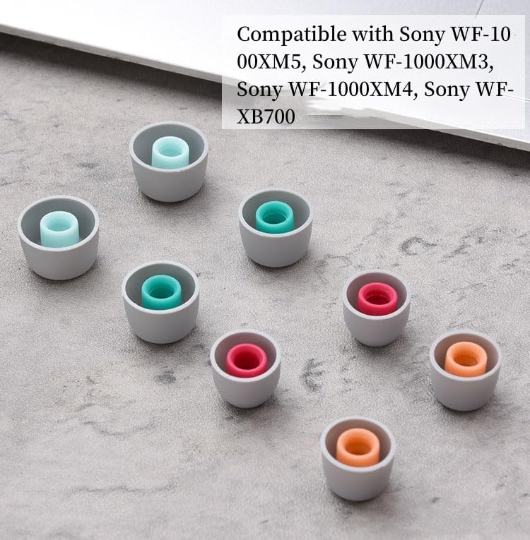 أطراف أذن لسماعات سوني WF-1000XM5/WF-1000XM4، مجموعة استبدال، 4 أزواج (أبيض) - Image 3