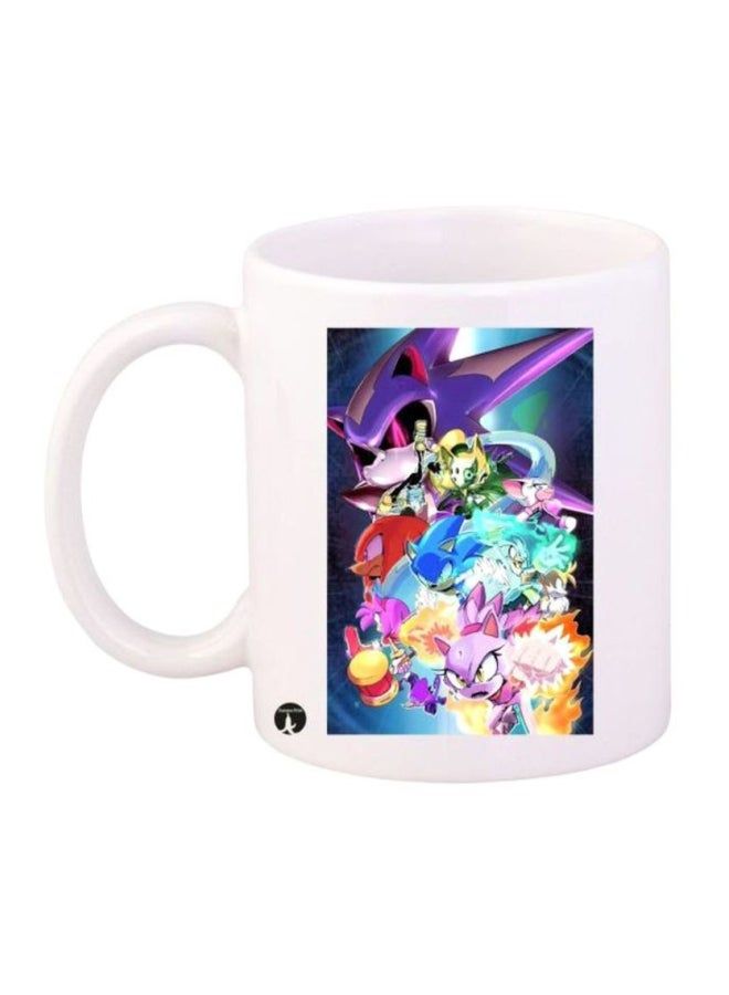 RKN Sonic Printed Mug White/Blue/Purple - Image 2