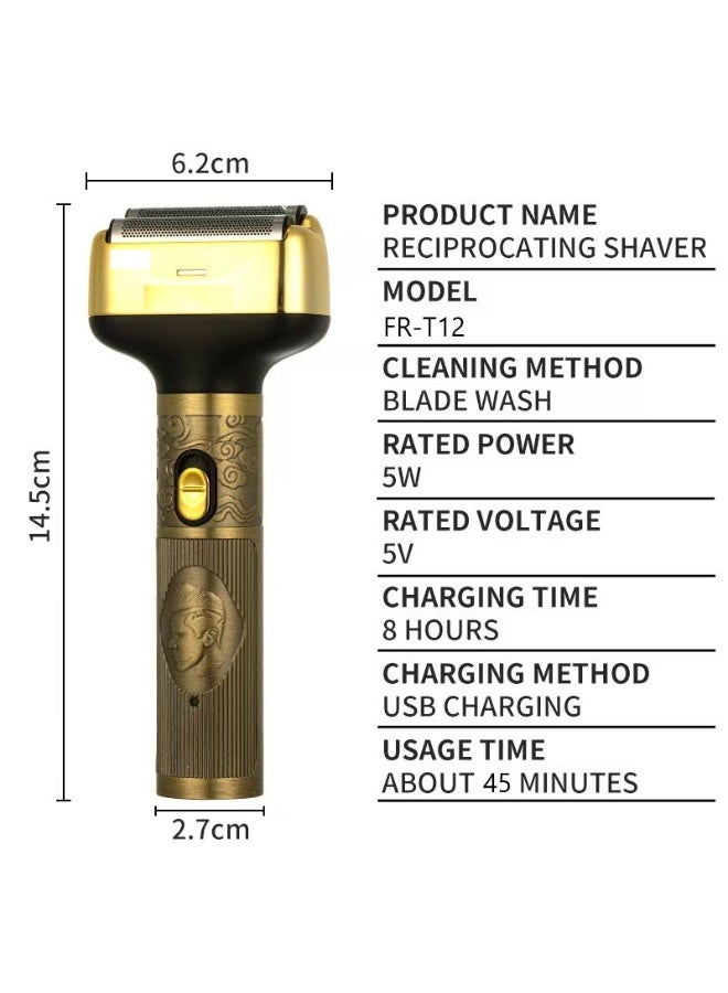 3-in-1 Shaver + Hair Trimmer + Nose Hair Trimmer Multi-Function Set Features brush motor, reciprocating dual blades, and extended battery life - Image 3