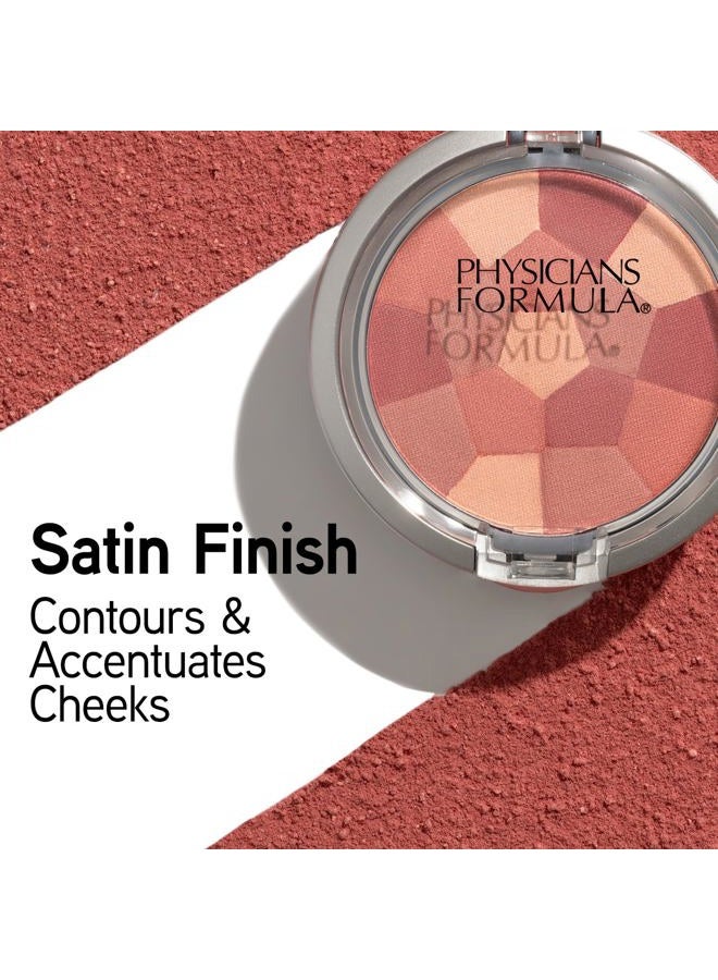 Physicians Formula لوحة بودرة متعددة الألوان بلشر بلش روز، مختبر من قبل أطباء الجلد، - Image 2