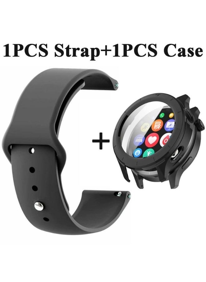 Generic PC Case+Silicone Strap for Xiaomi Watch S4/S4 ESIM Sports