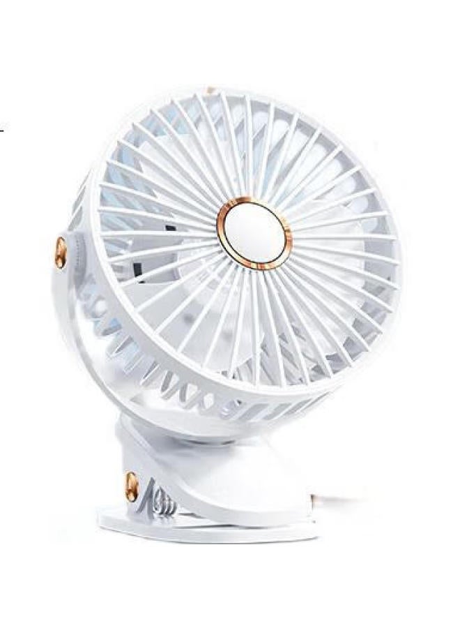 Kumeng Desktop Fan Usb Clip-On Mini Fan Quiet Small Student Dormitory Bedside Ultra-Long Battery Life Wall-Mounted Office Mini Charging Fan - Image 2