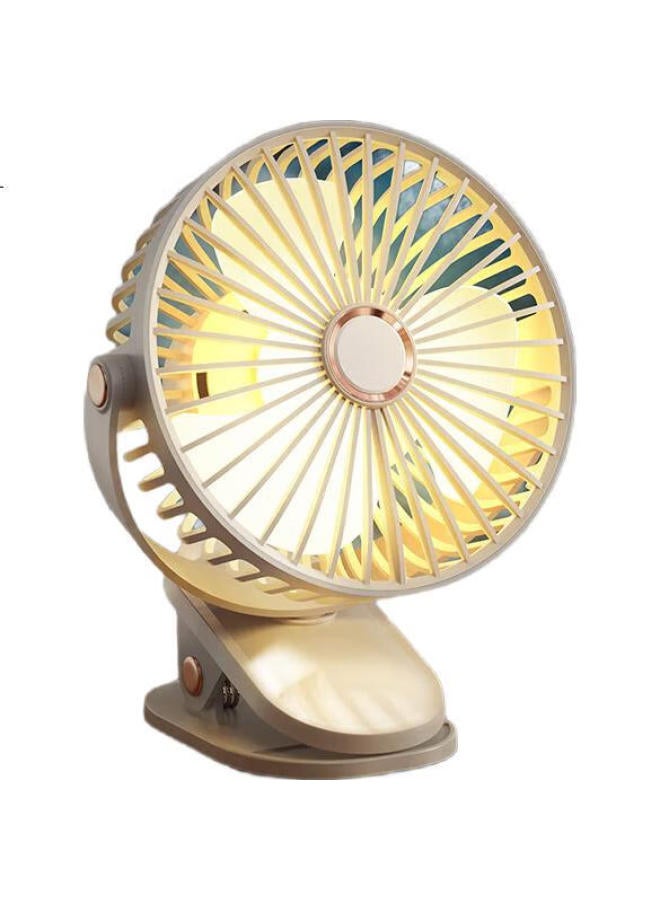 Kumeng Desktop Fan Usb Clip-On Mini Fan Quiet Small Student Dormitory Bedside Ultra-Long Battery Life Wall-Mounted Office Mini Charging Fan - Image 3