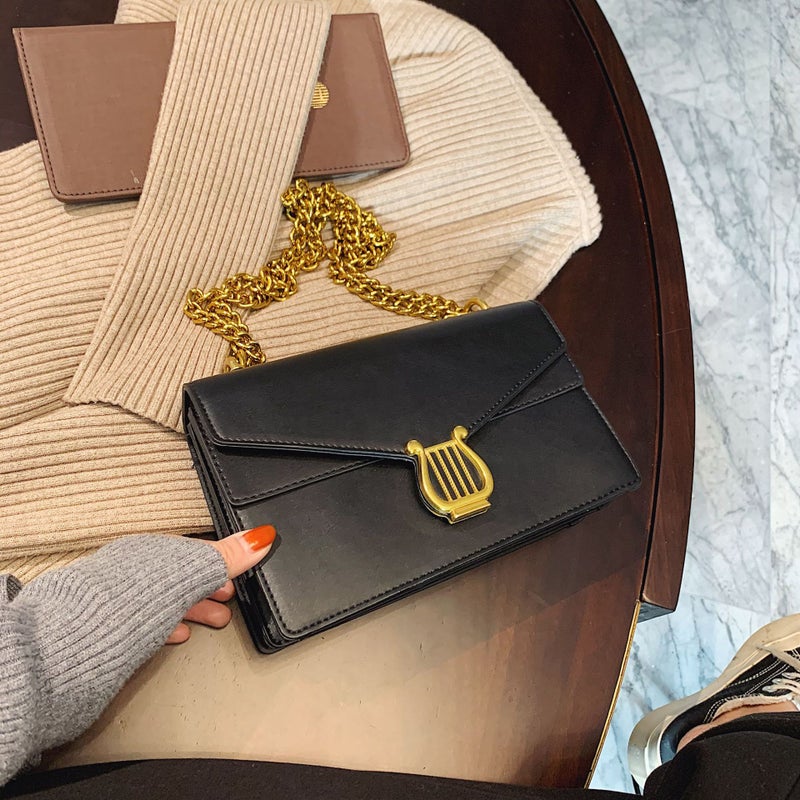 Bag Women'S 2024 Vintage Small Square Bag Women'S Shoulder Crossbody Bag Fashionable All-Match Chain Bag - Image 3