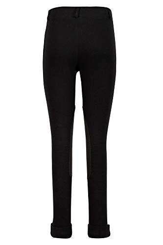 TuffRider Girl's Starter Lowrise Pull-On Jods Breech, Black, 10 - Image 4