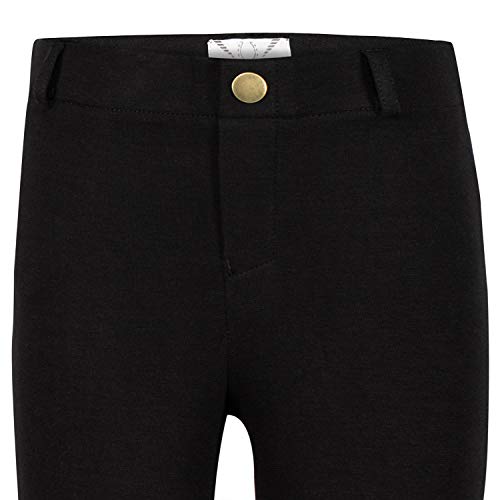 TuffRider Girl's Starter Lowrise Pull-On Jods Breech, Black, 10 - Image 5
