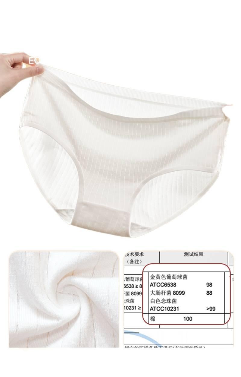 ملابس داخلية نسائية للاستعمال مرة واحدة، عبوة من 14 قطع، مقاس L للسفر من القطن للمكتب سهل الحمل - Image 1