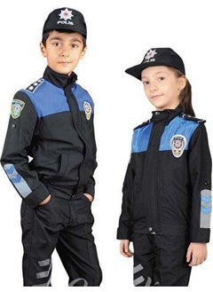 Uğur Böceği Çocuk Ladybug Kids Coat Police Set Society Blue 