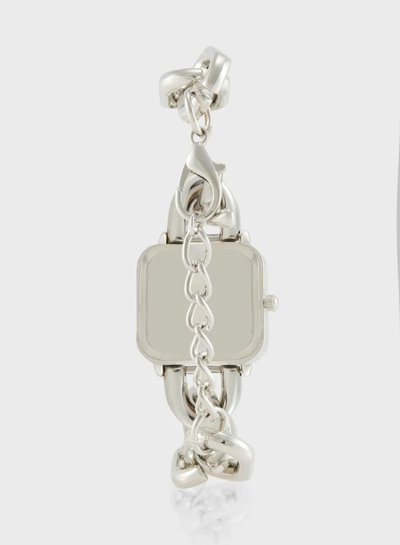 ELLA Square Dial Bracelet Strap Analogue Watch