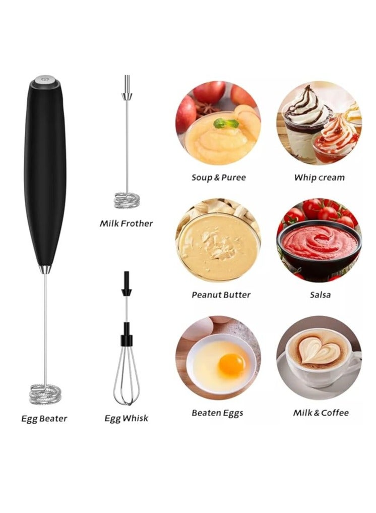 Kitchen Powerful Milk Frother Wand - Ultra Fast Handheld Drink Mixer - Electric Whisk Foam Maker for Coffee, Lattes, Cappuccino, Frappe, Matcha & Coffee Creamer - Image 3