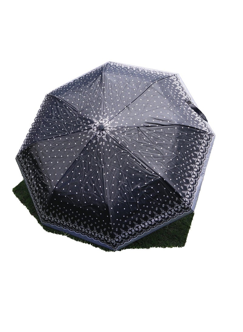 Yuwell Windproof Large Umbrella For Rain Automatic Open Wind Resistant Umbrellas For Adult Men And Women Travel Umbrella Auto Open For Windproof, Rainproof & UV Protection Blue/White - Image 4