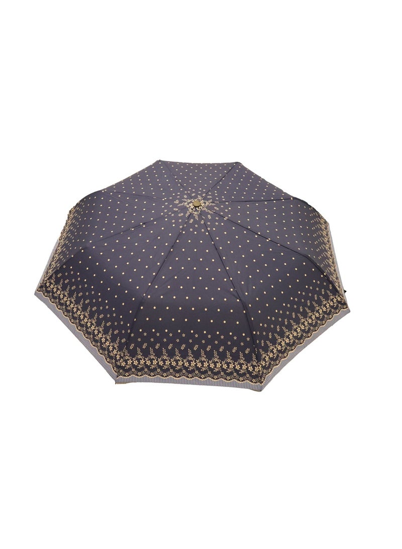 Yuwell Windproof Large Umbrella For Rain Automatic Open Wind Resistant Umbrellas For Adult Men And Women Travel Umbrella Auto Open For Windproof, Rainproof & UV Protection Blue/White - Image 5