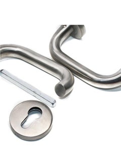Eym Arpat Stainless Walking Stick Rosette Door Handle Inox Yale  - Image 2