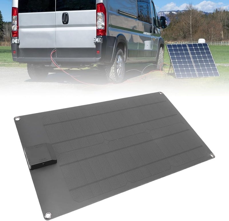 30W 12V Solar Panel Charger with Intelligent Fast Charging for Car Boat Motorcycle RV - Image 3