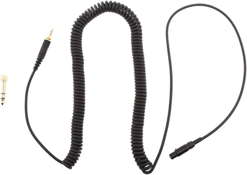 klarako 130cm Replacement Coiled upgrade Cable For AKG K141 K171 K181 K240 pioneer HDJ 2000 Headphone - Image 2