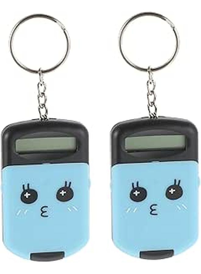 Portable Mini Calculator For Students Lightweight Plastic Cute Cartoon Design Pocket Size - Image 1