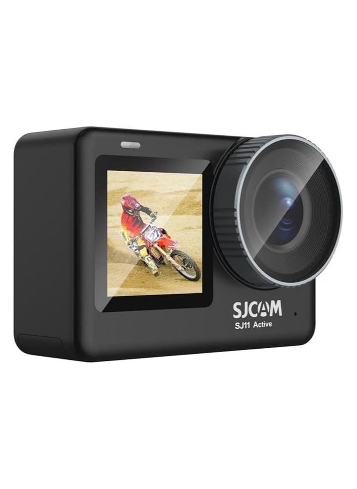 SJCAM SJCAM SJ11 4K Action Camera, 98Ft Waterproof Underwater, Motorcycle Helmet Camera, OIS+EIS stabilization, Ultra FOV with Active HDR, 5G WiFi, Remote Control Sports Camera  - Image 1