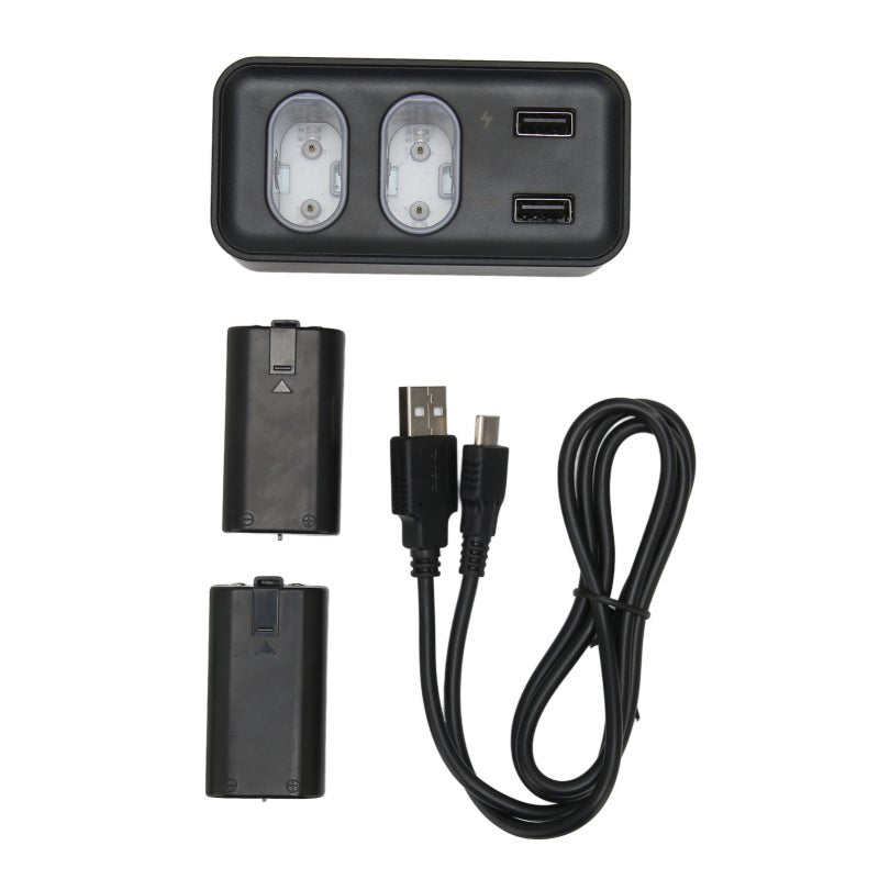 Controller Rechargeable Battery Pack with Dual USB Ports Charger Station 800mAh - 30 Hours Long Battery Life Compatible for Xbox Series X S One X Elite Controllers - Image 2