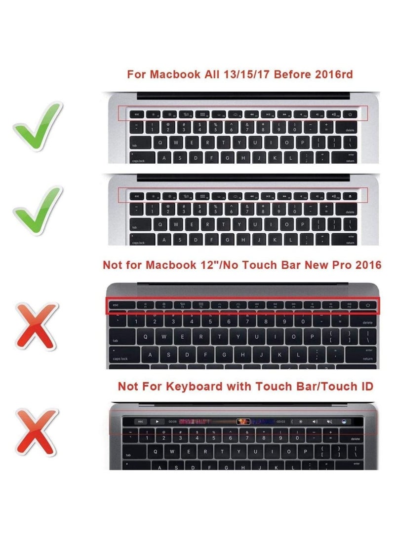 أمم غطاء لوحة المفاتيح العربية الإنجليزية من السيليكون لإصدار الولايات المتحدة لجهاز MacBook و iMac واقي لوحة المفاتيح متوافق مع MacBook Air 13 MacBook Pro 13/15/17 2015 أو أقدم وأكبر iMac أبيض - Image 5