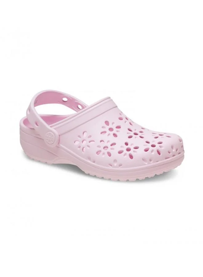 crocs Toddler Floral Cut Out Clogs