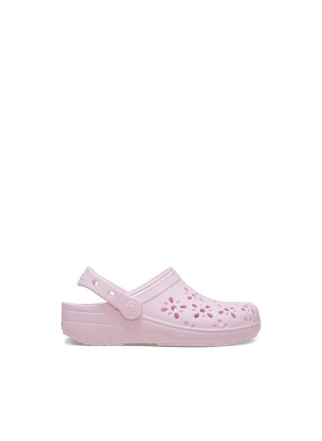 crocs Toddler Floral Cut Out Clogs - Image 1