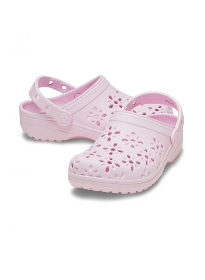 crocs Toddler Floral Cut Out Clogs - Image 5