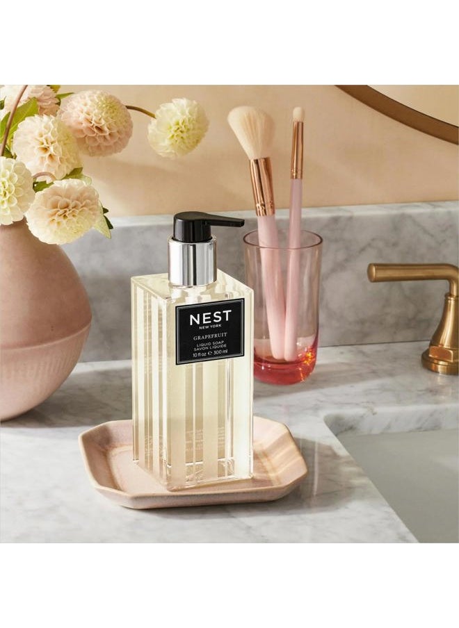NEST FRAGRANCES Liquid Soap, Lemongrass & Ginger - 10 fl oz - Cleanses & Nourishes Skin - Approx. 300 Pumps Per Bottle - Gluten Free & Cruelty Free  - Image 2