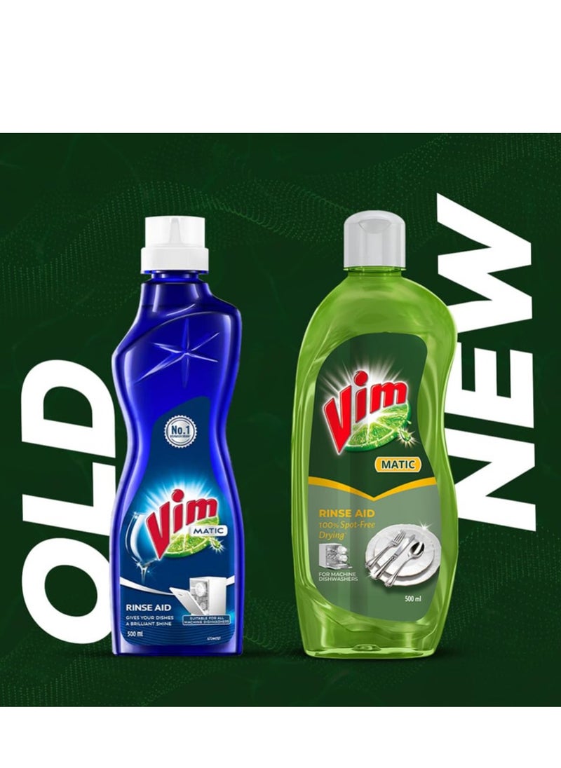 Vim Vim Matic Dishwash Rinse Aid 500 ml  - Image 2