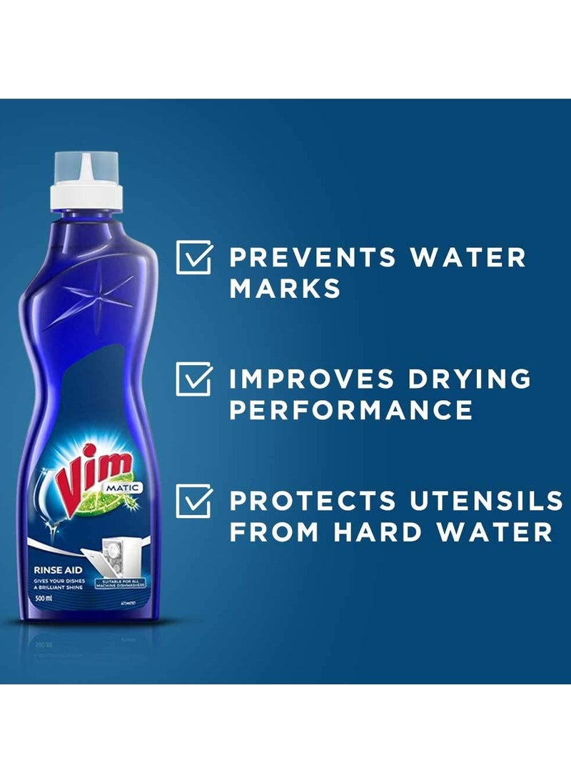 Vim Vim Matic Dishwash Rinse Aid 500 ml  - Image 3