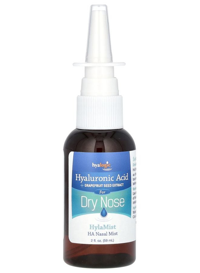 Hyalogic HylaMist HA Nasal Mist For Dry Nose 2 fl oz (59 ml)