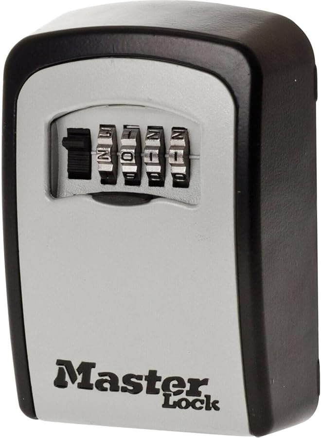 Master Lock Key Safe Medium Size Wall Mounted Outdoor Exist In 2 Colors 5401Eurd Key Lock Box  - Image 1