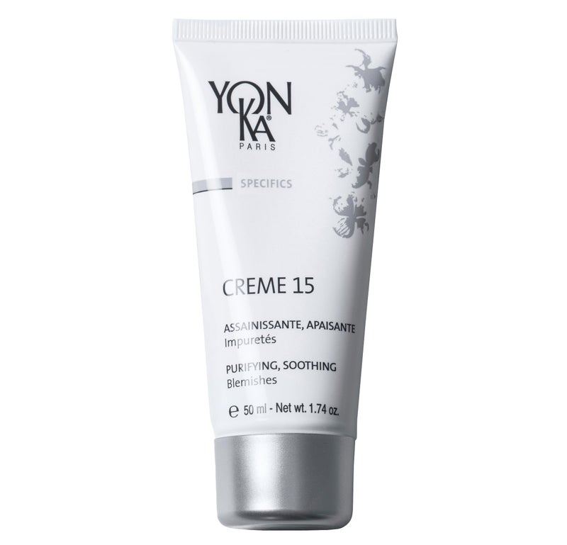 Yonka Yon-Ka Specifics Creme 15 | Balancing Face Cream with Chamomile & Botanicals | Purifying Skincare for Blemish-Prone or Oily Skin | Paraben-Free | 1.74 oz - Image 1