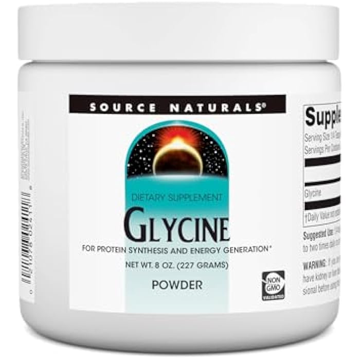 SOURCE NATURALS Glycine, 8 Ounce - Image 1