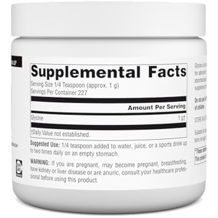 SOURCE NATURALS Glycine, 8 Ounce - Image 2