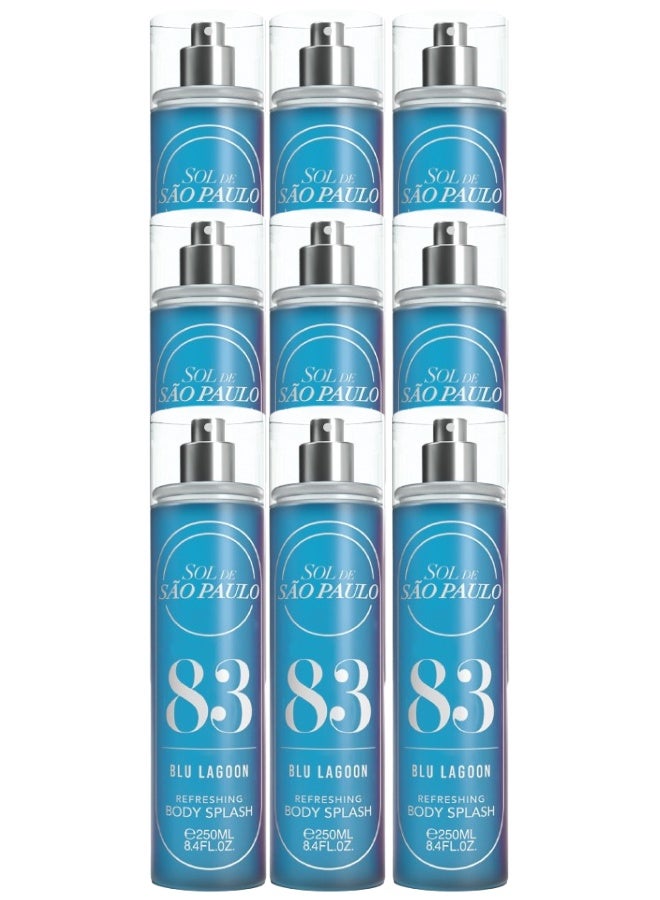 اس او ال 9 قطع معطر للجسم 83 بلو لاجون 250 مل - Image 1