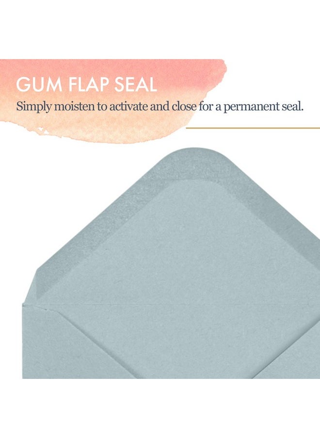 MATICAN - Gift Card Envelopes - 100-Count Mini Envelopes, Paper Business Card Envelopes, Bulk Tiny Envelope Pockets, 10 Pastel Colors, 4 X 2.7 Inches - Image 1