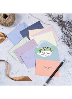 MATICAN Gift Card Envelopes - 100-Count Mini Envelopes, Paper Business Card Envelopes, Bulk Tiny Envelope Pockets, 10 Pastel Colors, 4 X 2.7 Inches  - Image 2