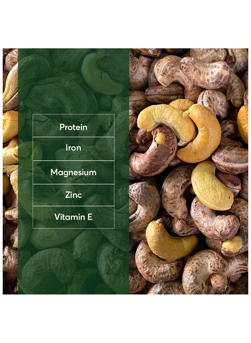 The Caphe Vietnam Pack of 3 - Premium Wood Fire Cashew Nuts, Salted Cashews with Skin, 500g Per Box - Image 2