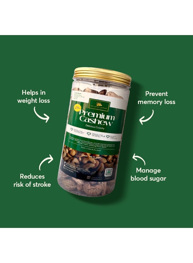 The Caphe Vietnam Pack of 3 - Premium Wood Fire Cashew Nuts, Salted Cashews with Skin, 500g Per Box - Image 5