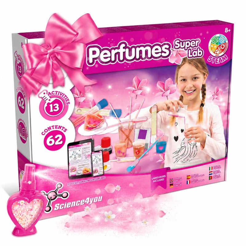 Science4you Super Perfume Making Kit for Kids 8 Years Old Make Your Own Perfumes for Girls 13 DIY Crafts for Kids Toys Games and Gifts for Girls Age 8 9 10 11 12 - Image 4