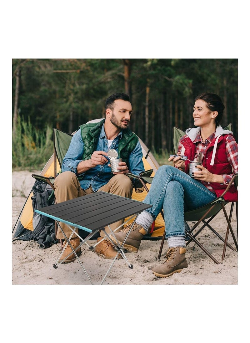 Arabest - Portable camping table 39 X 34 X 32 cm blue - Image 1